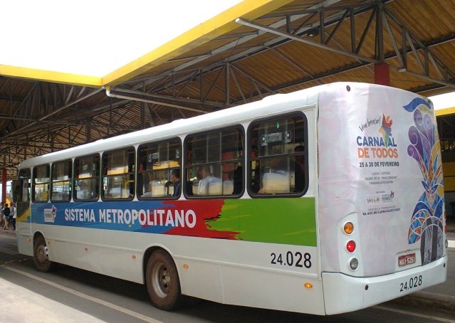Ônibus do Expresso Metropolitano. Foto: Jackson Barbosa / Ilha Bus