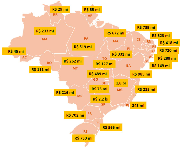 mapa-recursos Urgente! Bolsonaro acaba de libera mais R$ 672 milhões para o Maranhão