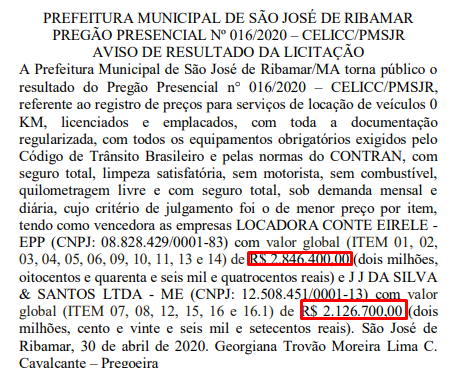 ribamar Empresa investigada em operação da PF, mantém contrato milionário na gestão de Eudes Sampaio em Ribamar